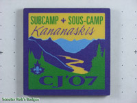 Click to enlarge CJ'07 Kananaskis Subcamp Magnet